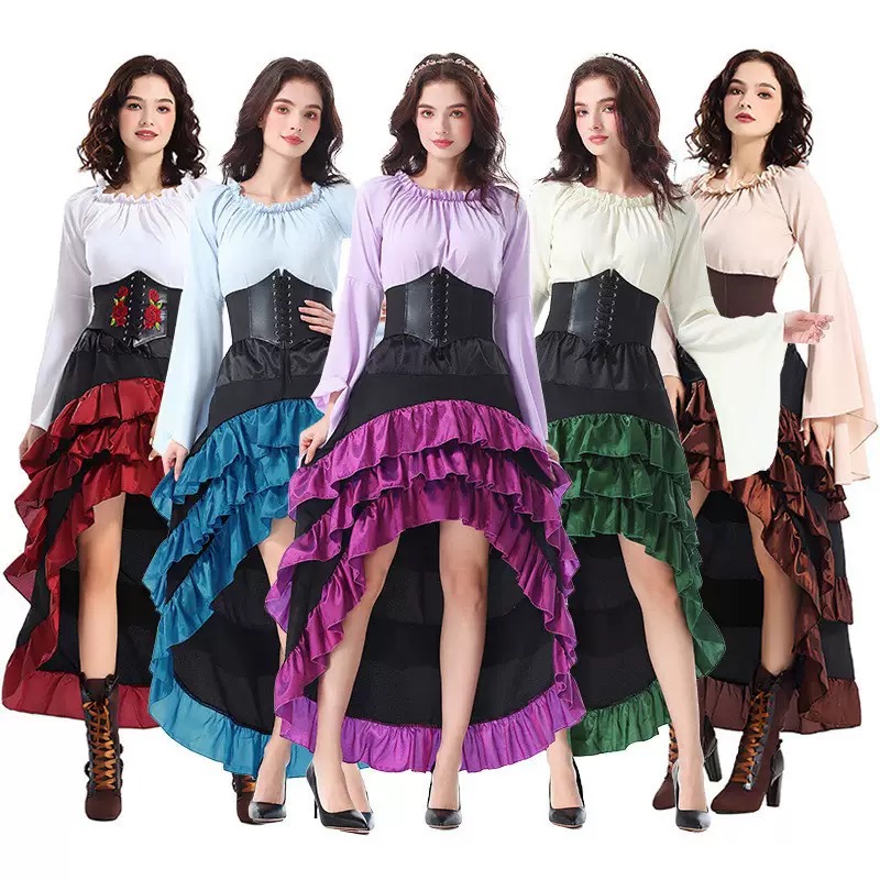 Skirts - Modisches Halloween-Kleid im literarischen Stil, vorne