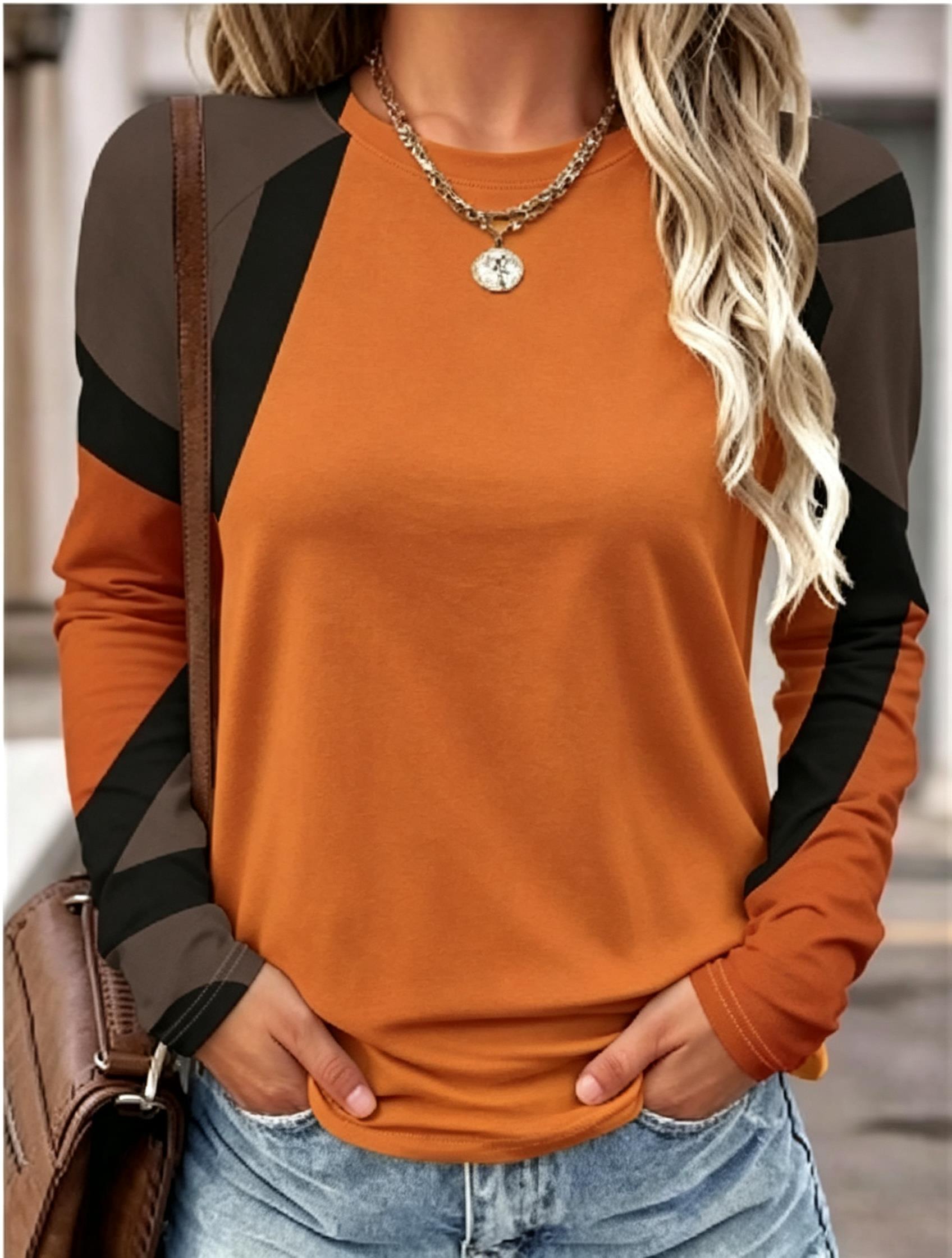 2026 Damen Langarm-T-Shirt mit – Blouses Bewertung und Preis