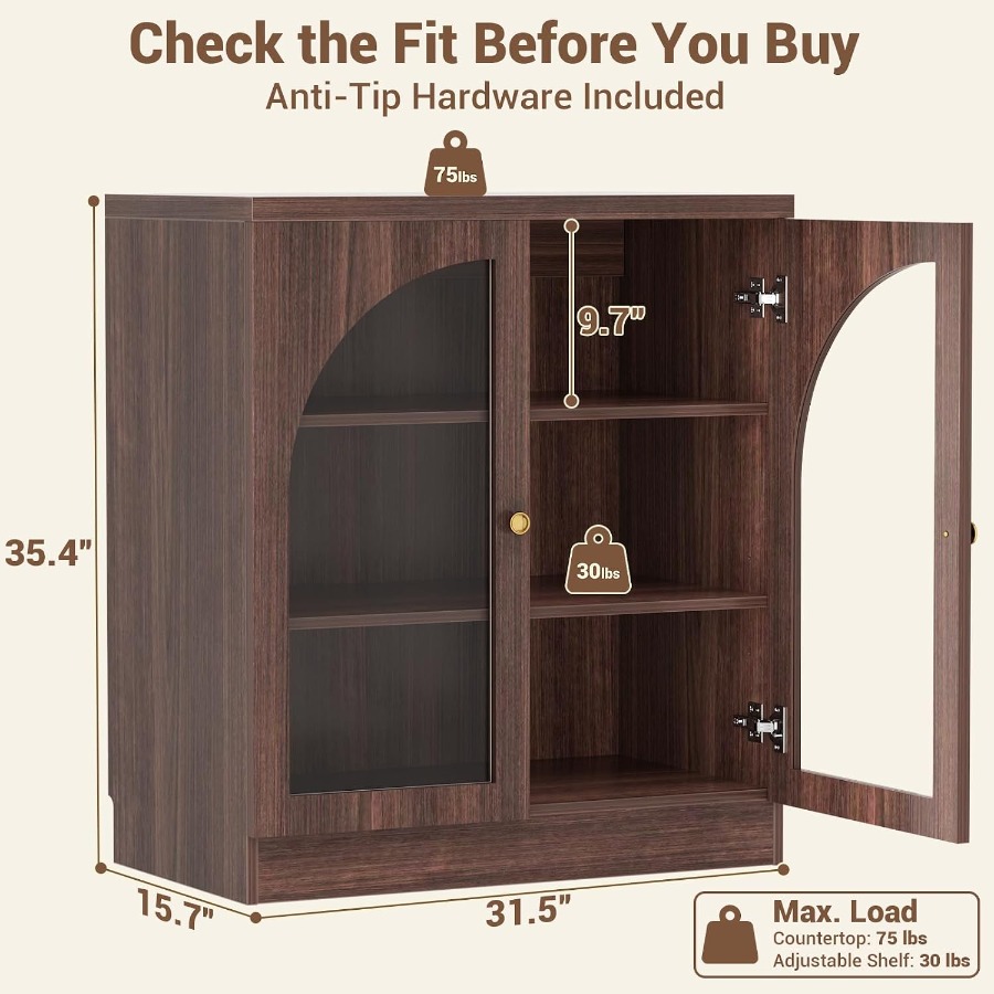 31,5 cm breites Sideboard für  – Tops Bewertung und Preis