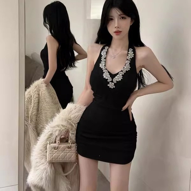 Sexy Schwarzes One-Shoulder Ge – Sparkly Rhinestone Club Party Dress Bewertung und Preis